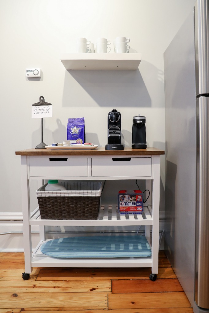 Coffee and espresso station