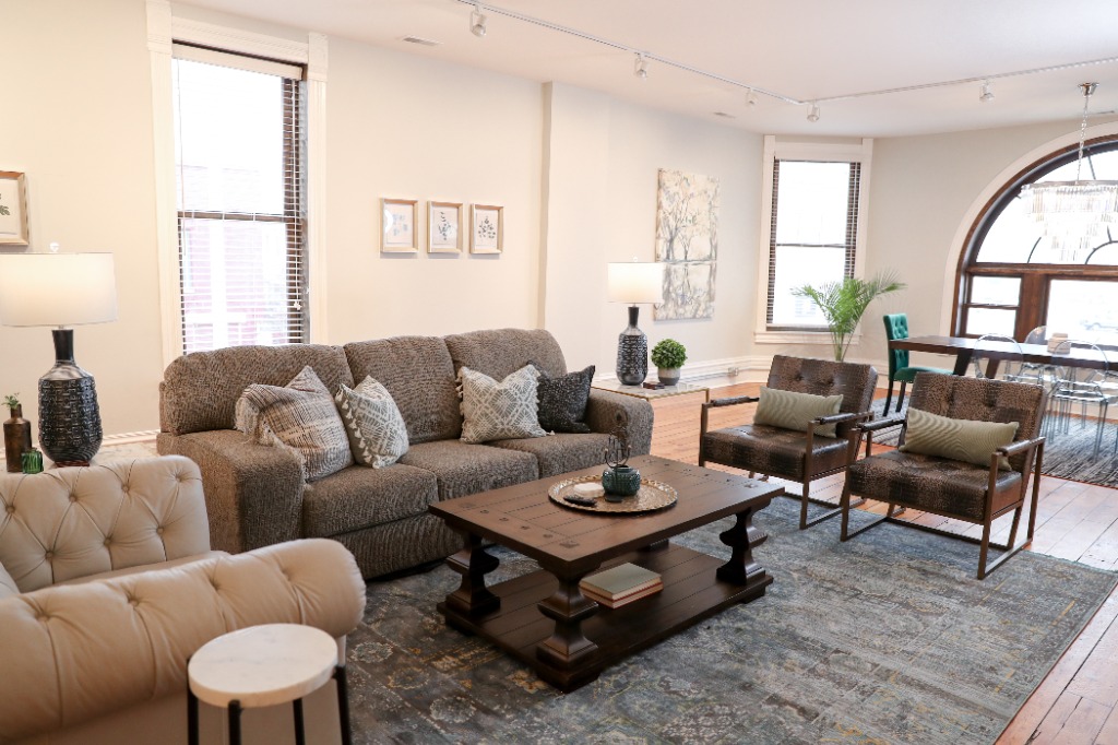 Cozy seating area